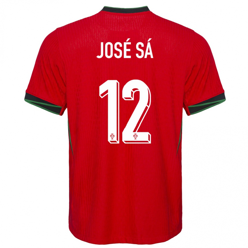 Kids Football Portugal Jose Sa #12 Red Home Jersey 24-26 T-Shirt Australia