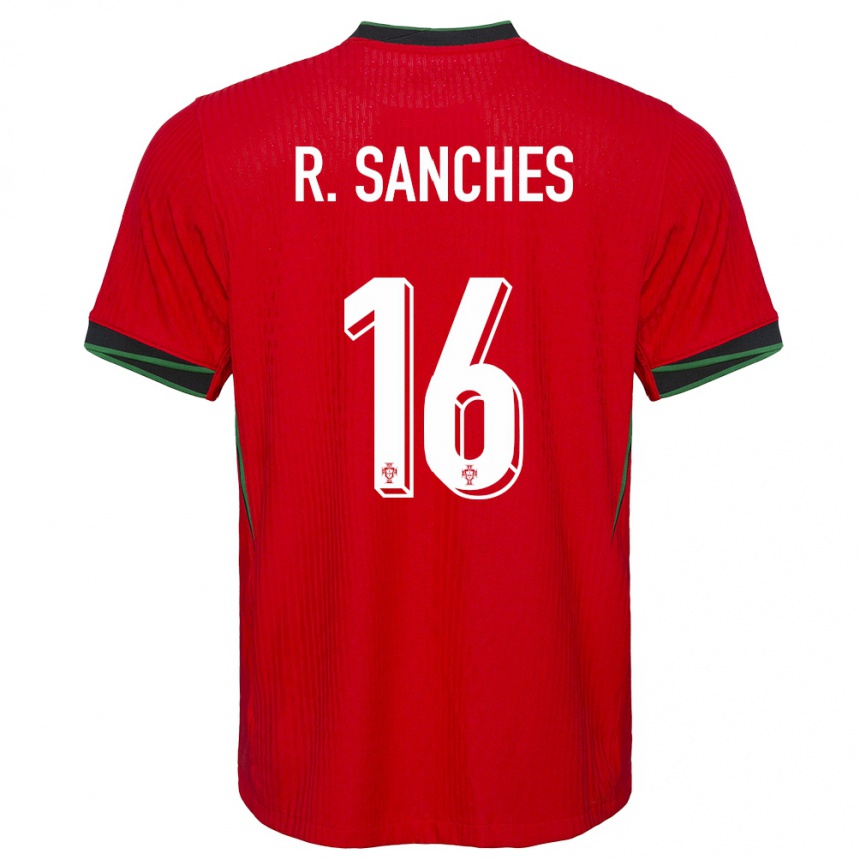 Kids Football Portugal Renato Sanches #16 Red Home Jersey 24-26 T-Shirt Australia