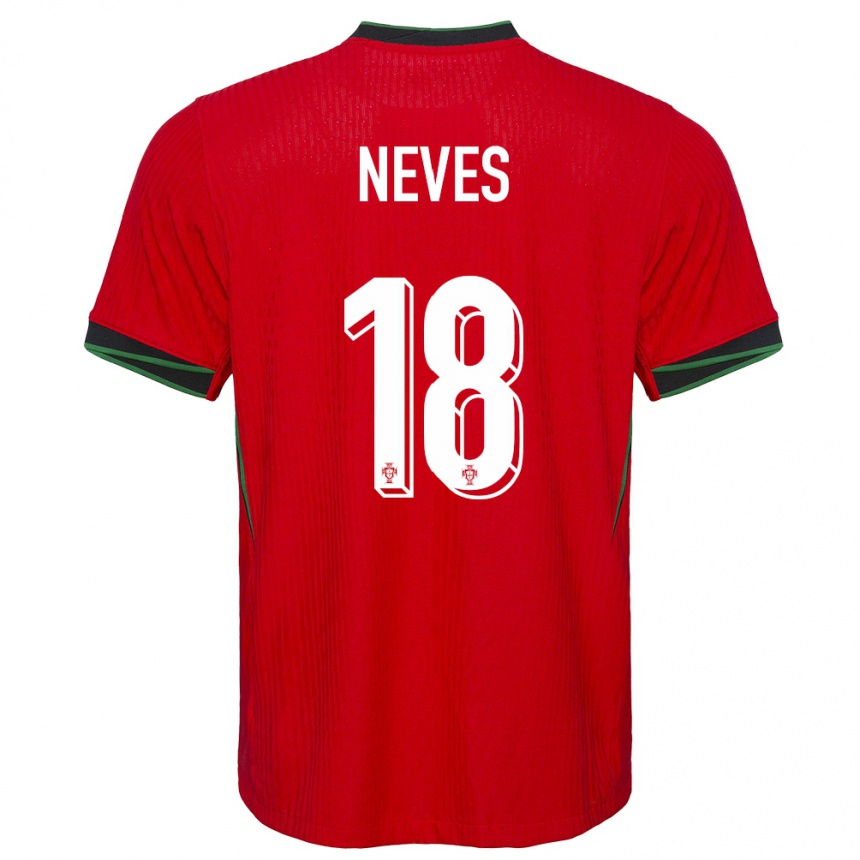 Kids Football Portugal Ruben Neves #18 Red Home Jersey 24-26 T-Shirt Australia