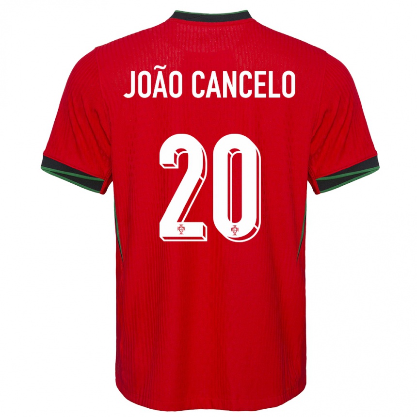 Kids Football Portugal Joao Cancelo #20 Red Home Jersey 24-26 T-Shirt Australia