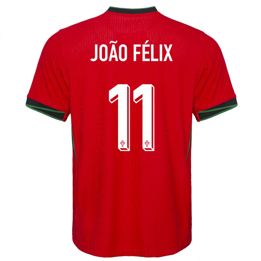 Kids Football Portugal Joao Felix #11 Red Home Jersey 24-26 T-Shirt Australia