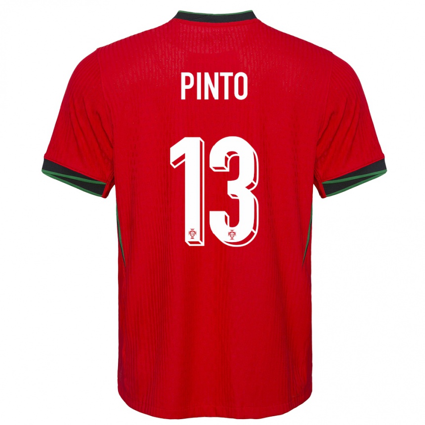 Kids Football Portugal Fatima Pinto #13 Red Home Jersey 24-26 T-Shirt Australia