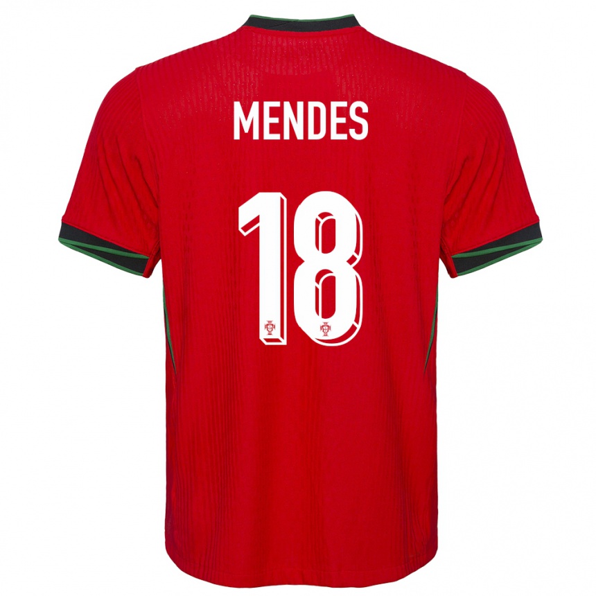 Kids Football Portugal Carolina Mendes #18 Red Home Jersey 24-26 T-Shirt Australia