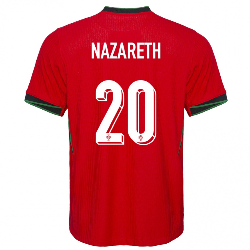 Kids Football Portugal Kika Nazareth #20 Red Home Jersey 24-26 T-Shirt Australia