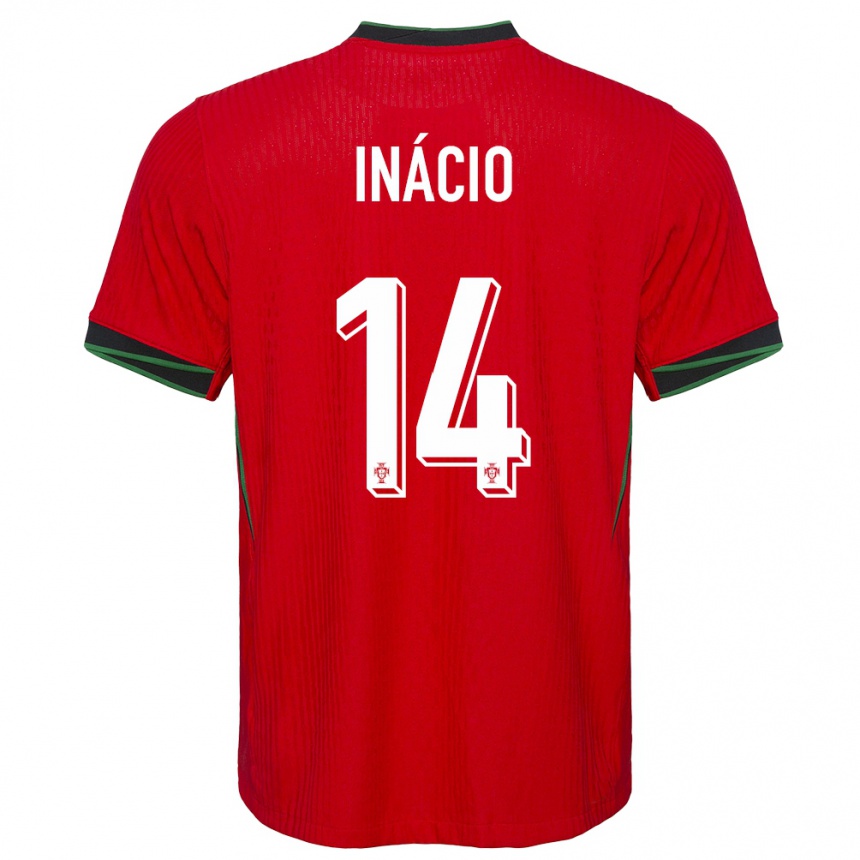 Kids Football Portugal Goncalo Inacio #14 Red Home Jersey 24-26 T-Shirt Australia