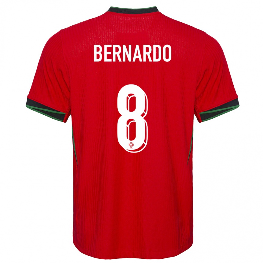 Kids Football Portugal Paulo Bernardo #8 Red Home Jersey 24-26 T-Shirt Australia