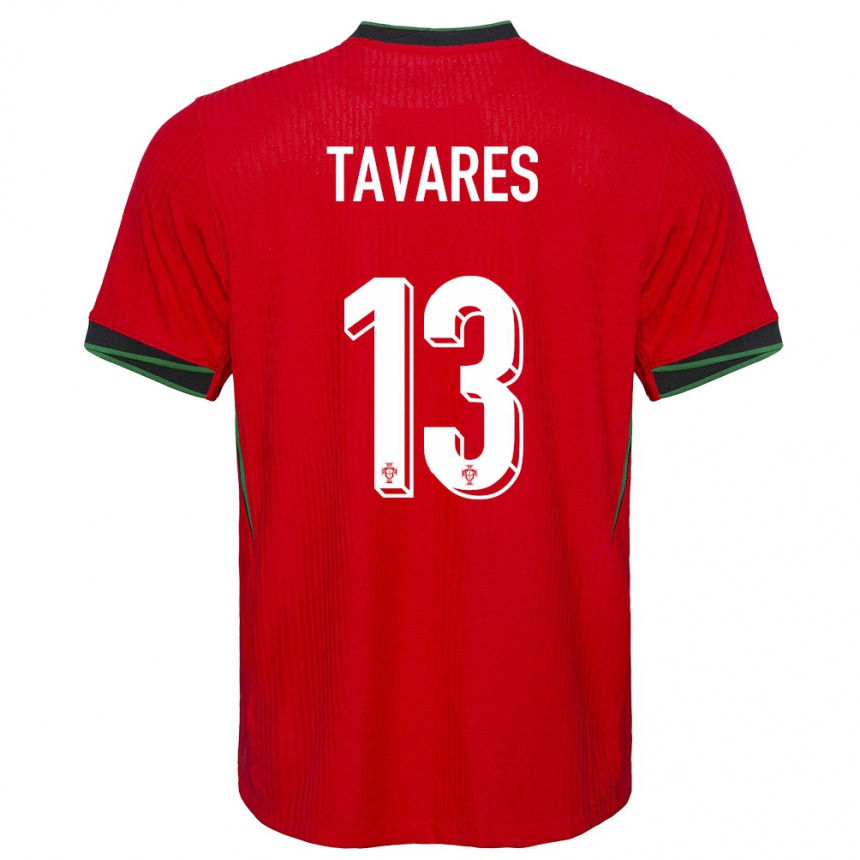 Kids Football Portugal Nuno Tavares #13 Red Home Jersey 24-26 T-Shirt Australia