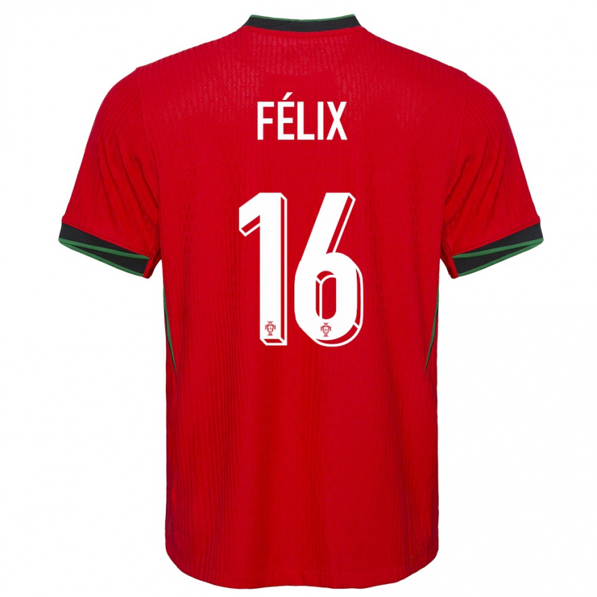 Kids Football Portugal Hugo Felix #16 Red Home Jersey 24-26 T-Shirt Australia