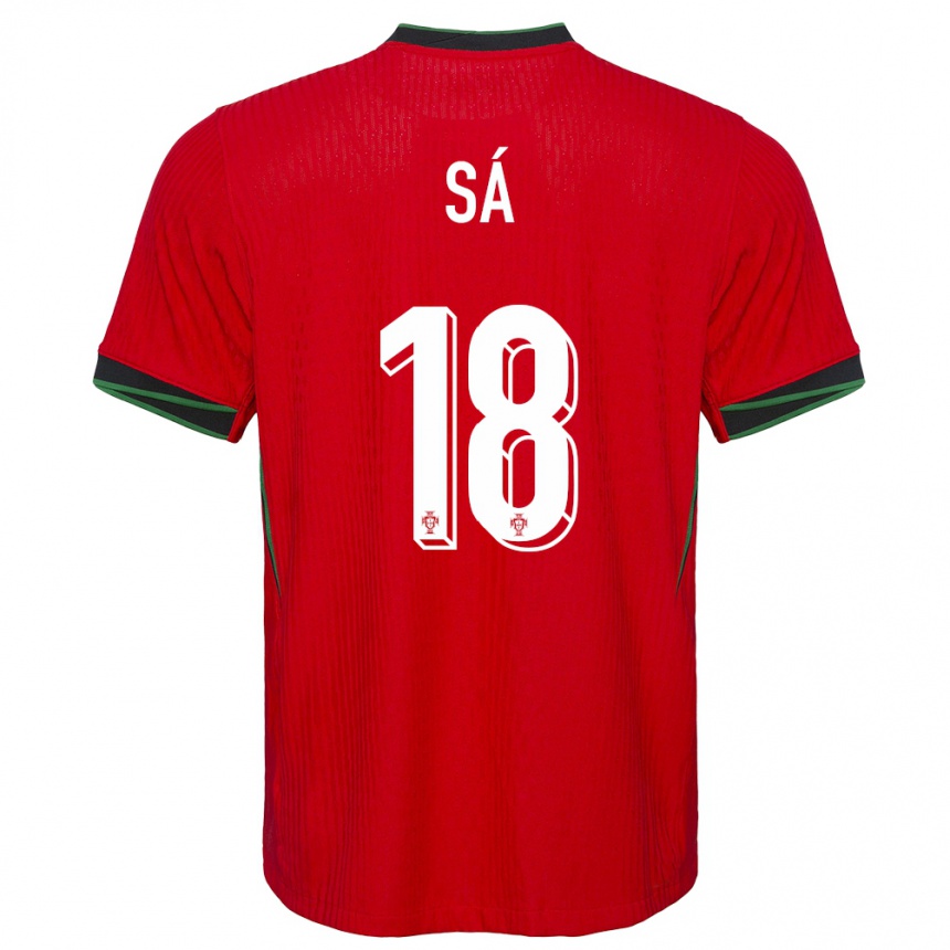 Kids Football Portugal Gustavo Sa #18 Red Home Jersey 24-26 T-Shirt Australia