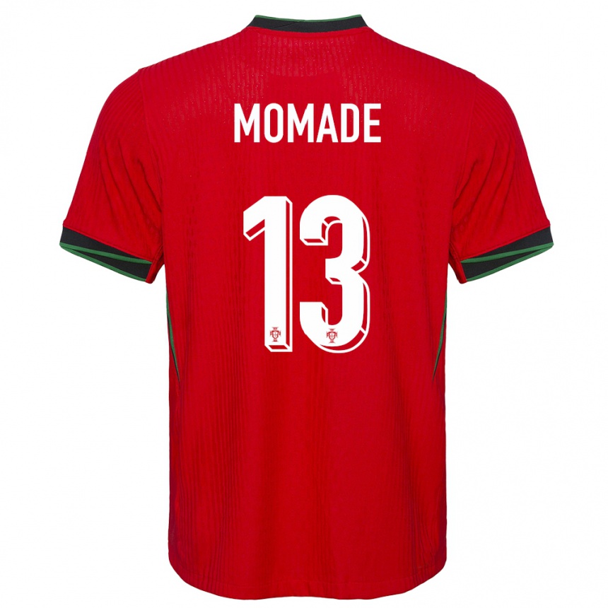 Kids Football Portugal Rayhan Momade #13 Red Home Jersey 24-26 T-Shirt Australia