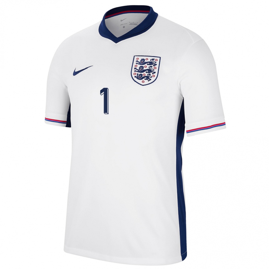 Kids Football England Mary Earps #1 White Home Jersey 24-26 T-Shirt Australia