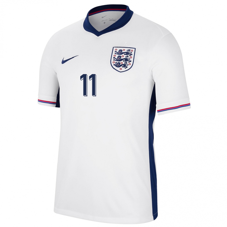 Kids Football England Chloe Kelly #11 White Home Jersey 24-26 T-Shirt Australia