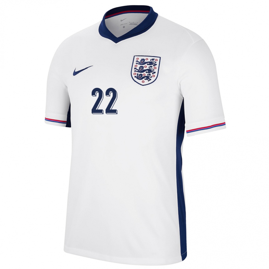 Kids Football England James Trafford #22 White Home Jersey 24-26 T-Shirt Australia