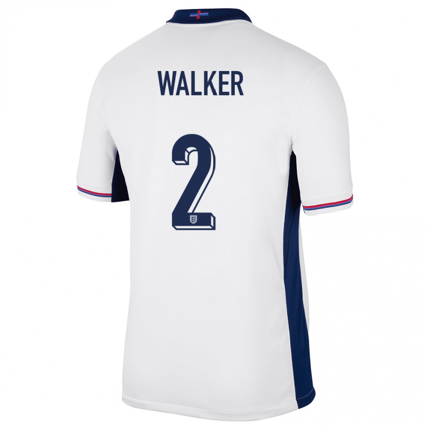 Kids Football England Kyle Walker #2 White Home Jersey 24-26 T-Shirt Australia