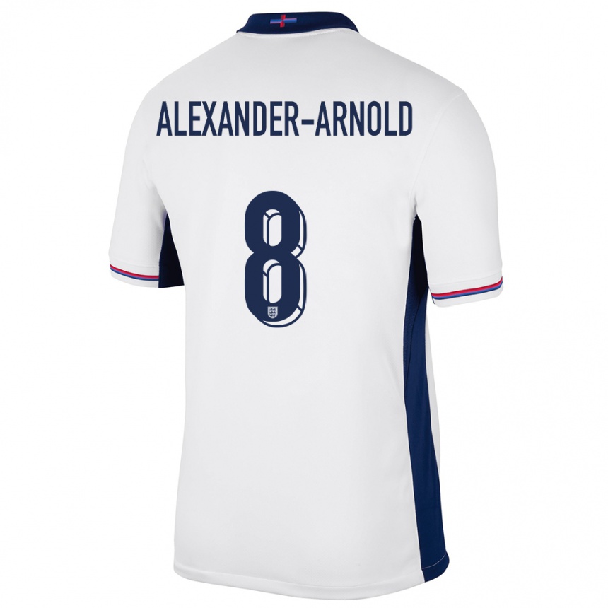 Kids Football England Trent Alexander-Arnold #8 White Home Jersey 24-26 T-Shirt Australia