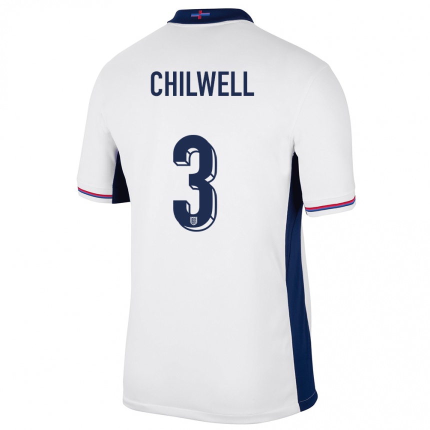 Kids Football England Ben Chilwell #3 White Home Jersey 24-26 T-Shirt Australia