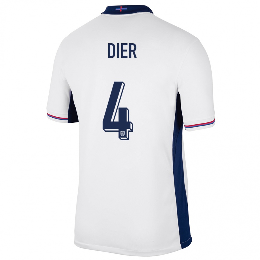 Kids Football England Eric Dier #4 White Home Jersey 24-26 T-Shirt Australia