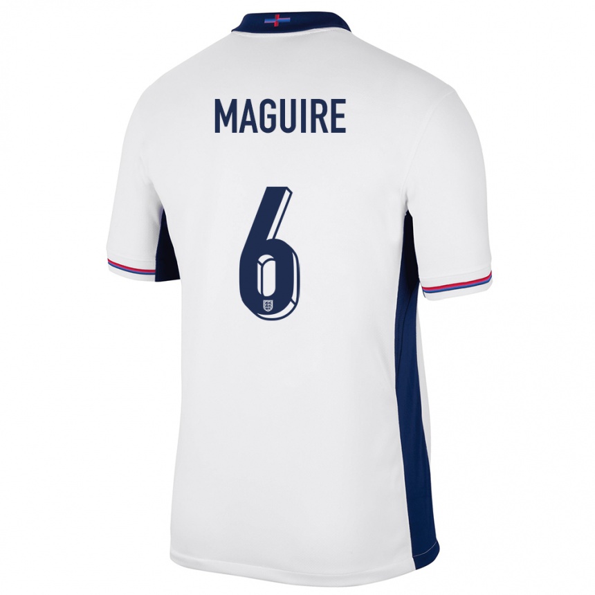 Kids Football England Harry Maguire #6 White Home Jersey 24-26 T-Shirt Australia