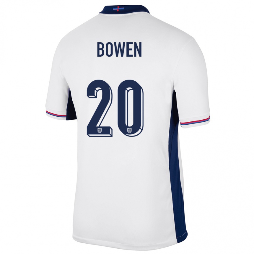 Kids Football England Jarrod Bowen #20 White Home Jersey 24-26 T-Shirt Australia