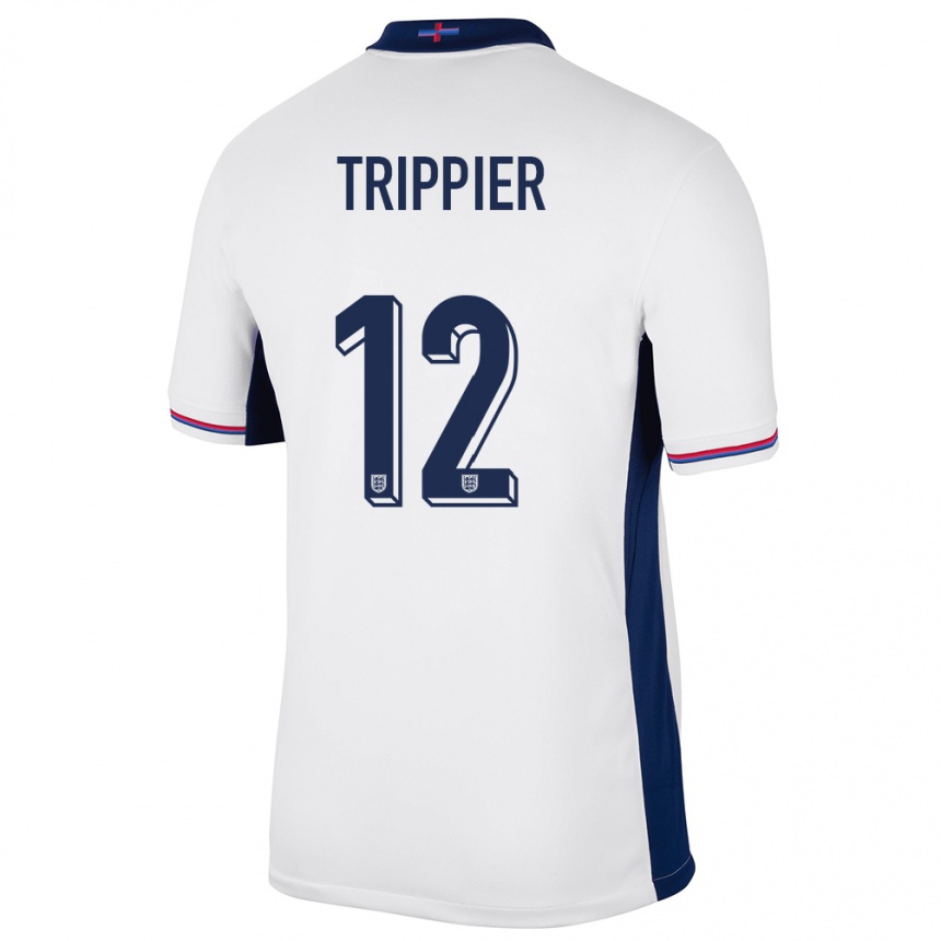 Kids Football England Kieran Trippier #12 White Home Jersey 24-26 T-Shirt Australia