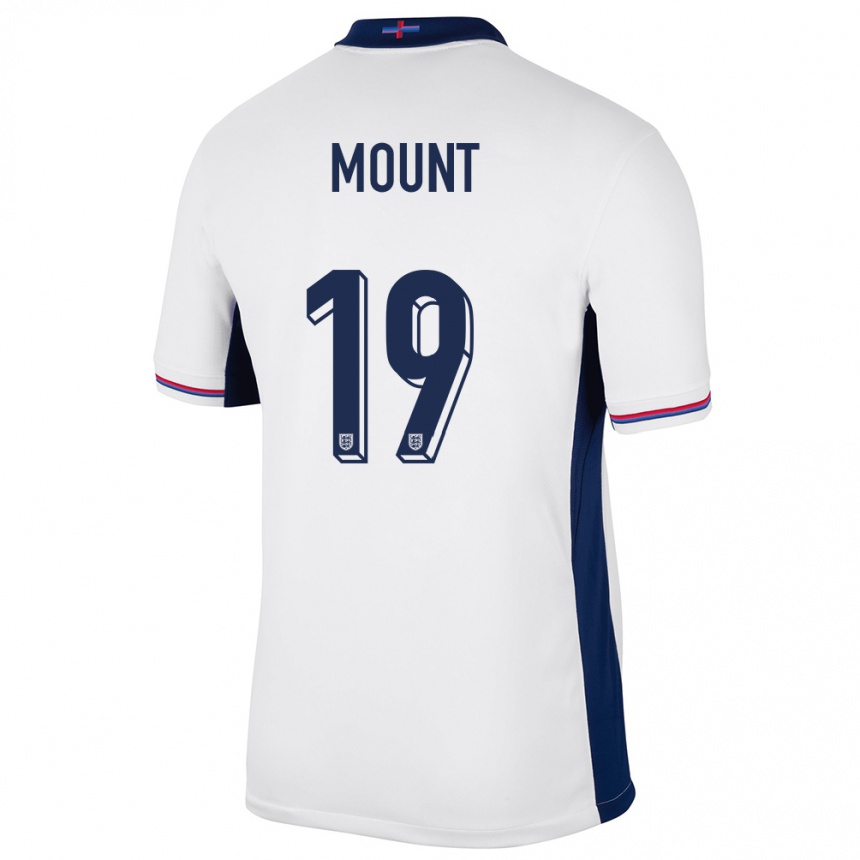 Kids Football England Mason Mount #19 White Home Jersey 24-26 T-Shirt Australia