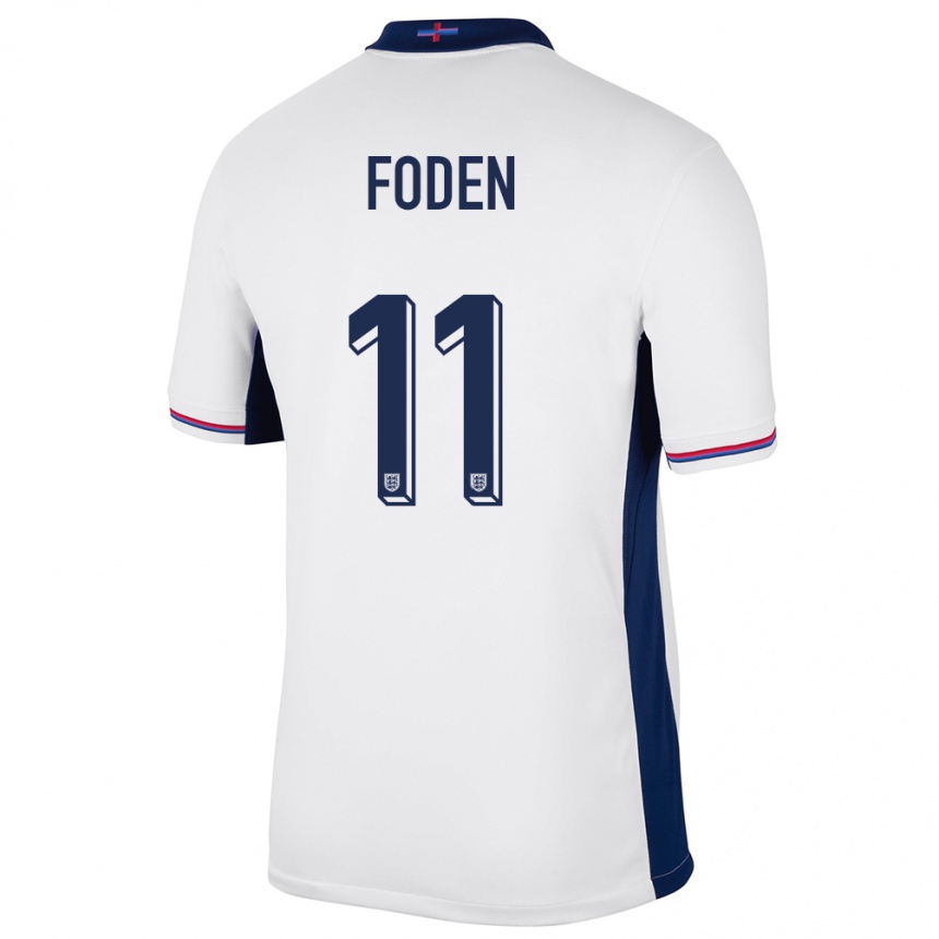 Kids Football England Phil Foden #11 White Home Jersey 24-26 T-Shirt Australia