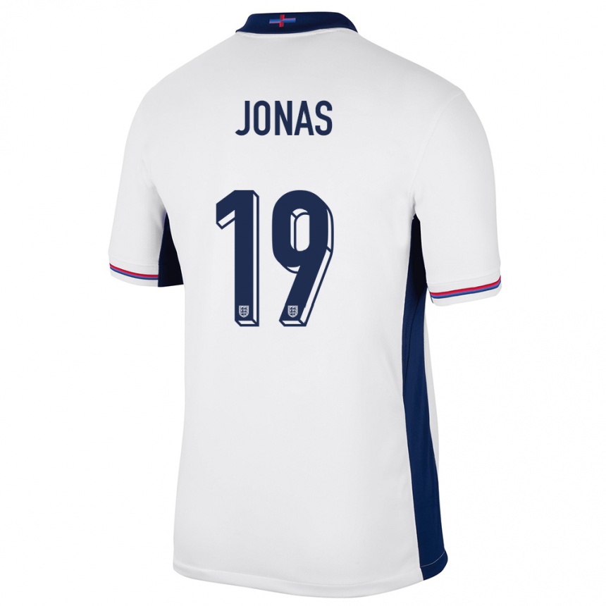 Kids Football England Lee Jonas #19 White Home Jersey 24-26 T-Shirt Australia