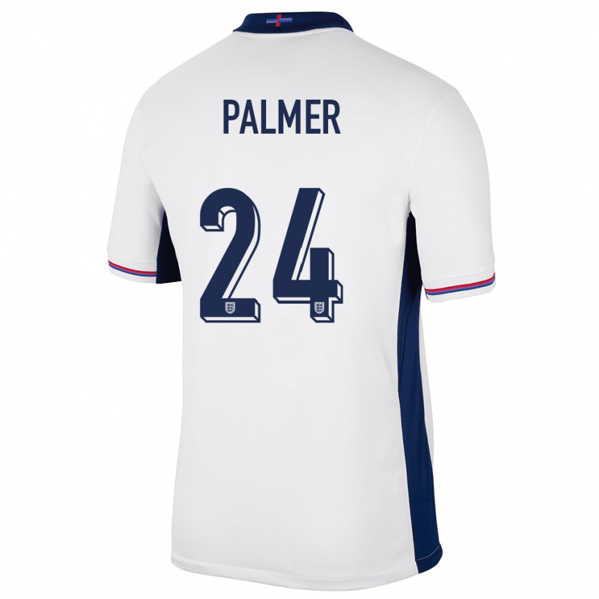 Kids Football England Cole Palmer #24 White Home Jersey 24-26 T-Shirt Australia