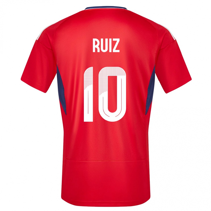 Kids Football Costa Rica Bryan Ruiz #10 Red Home Jersey 24-26 T-Shirt Australia