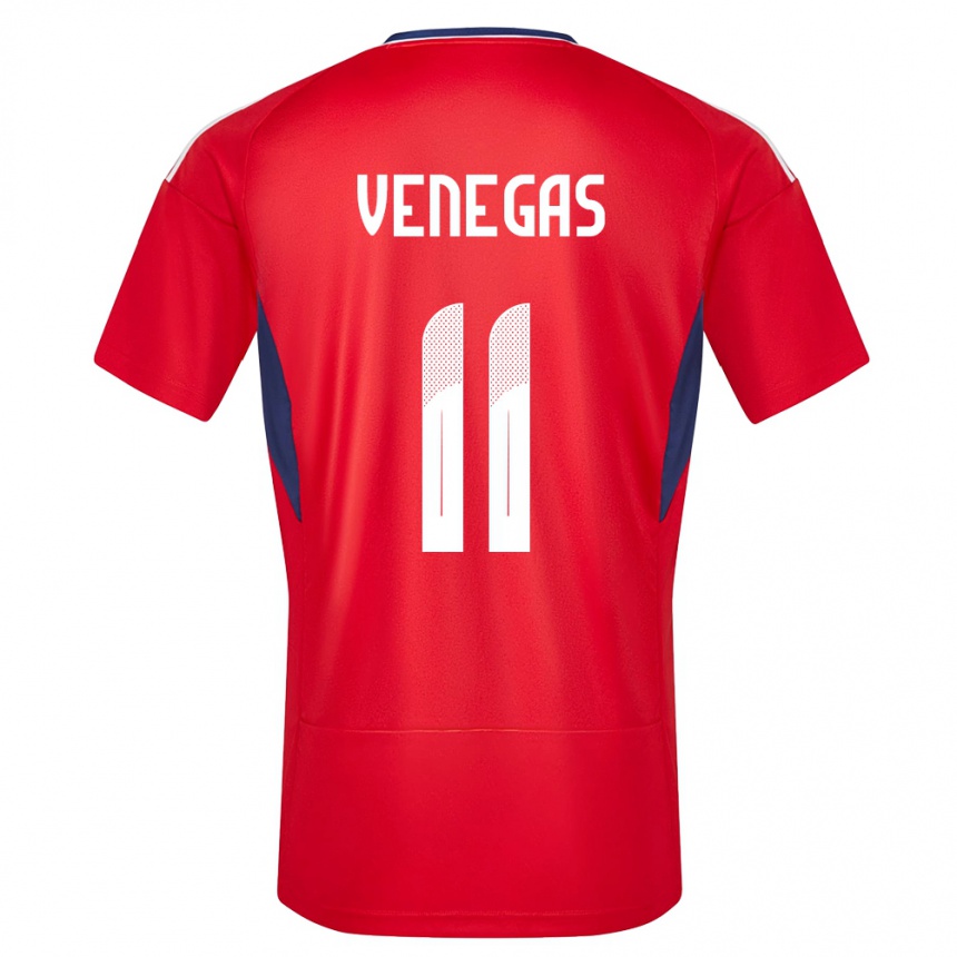 Kids Football Costa Rica Johan Venegas #11 Red Home Jersey 24-26 T-Shirt Australia