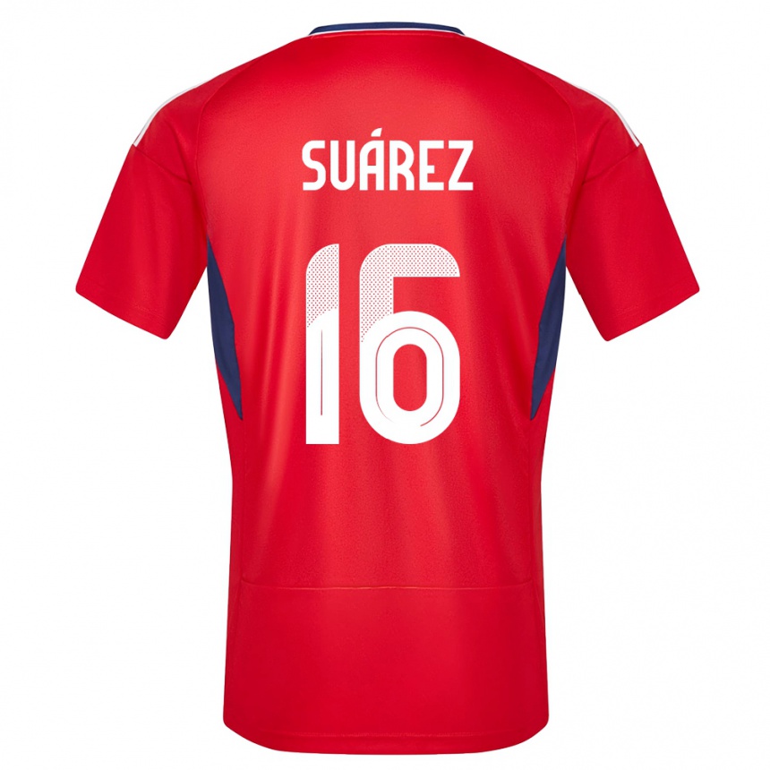 Kids Football Costa Rica Aaron Suarez #16 Red Home Jersey 24-26 T-Shirt Australia