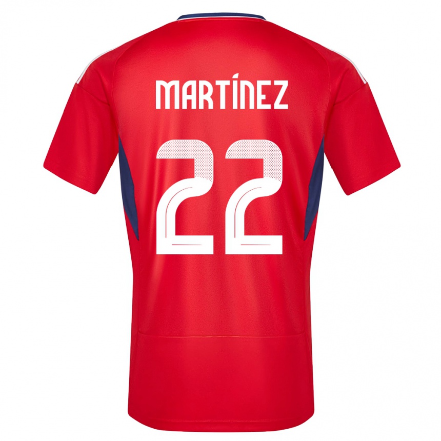 Kids Football Costa Rica Carlos Martinez #22 Red Home Jersey 24-26 T-Shirt Australia