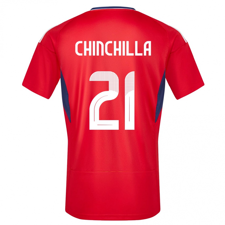 Kids Football Costa Rica Viviana Chinchilla #21 Red Home Jersey 24-26 T-Shirt Australia