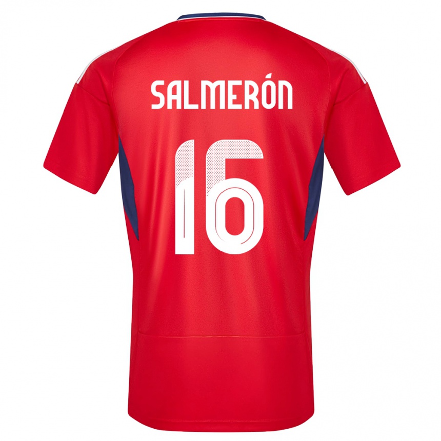 Kids Football Costa Rica Andrey Salmeron #16 Red Home Jersey 24-26 T-Shirt Australia