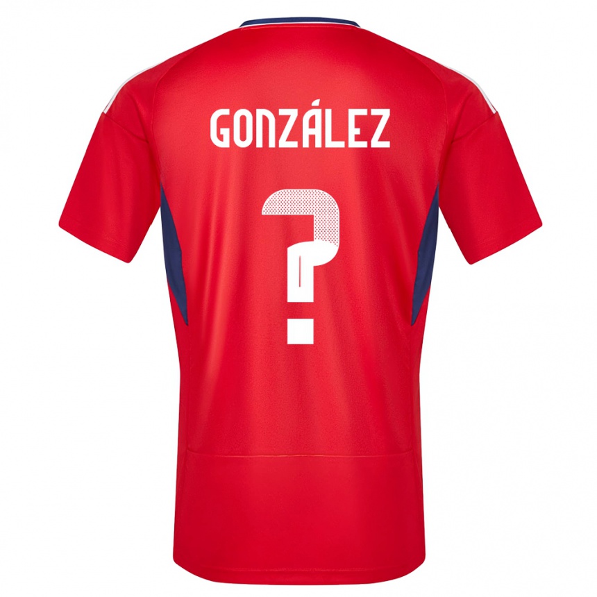 Kids Football Costa Rica Ariel Gonzalez #0 Red Home Jersey 24-26 T-Shirt Australia