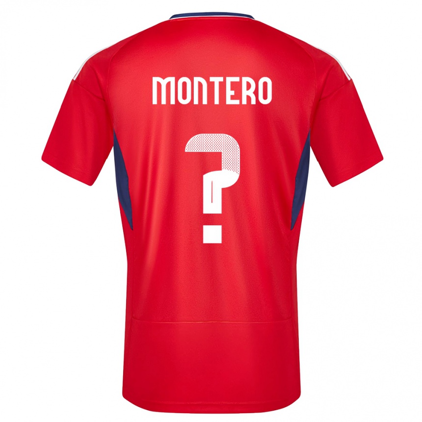 Kids Football Costa Rica Claudio Montero #0 Red Home Jersey 24-26 T-Shirt Australia