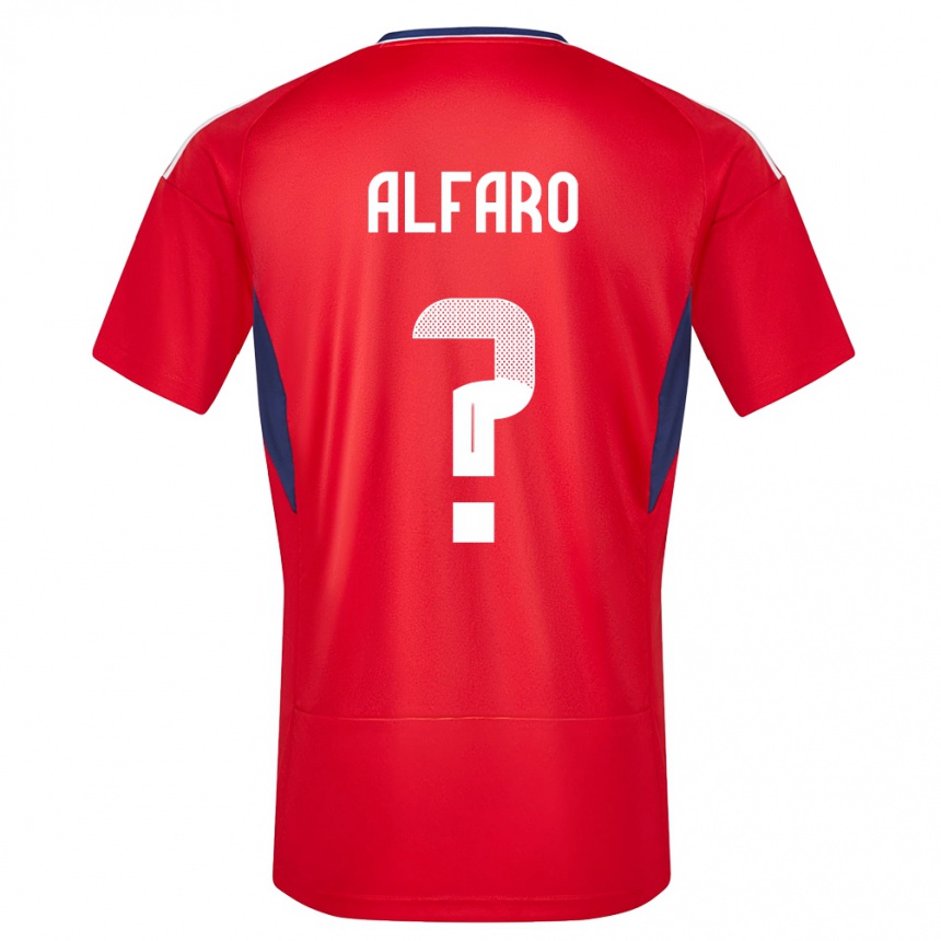 Kids Football Costa Rica Juan Alfaro #0 Red Home Jersey 24-26 T-Shirt Australia