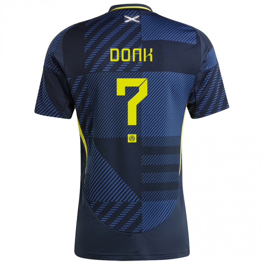 Kids Football Scotland Ben Doak #0 Dark Blue Home Jersey 24-26 T-Shirt Australia