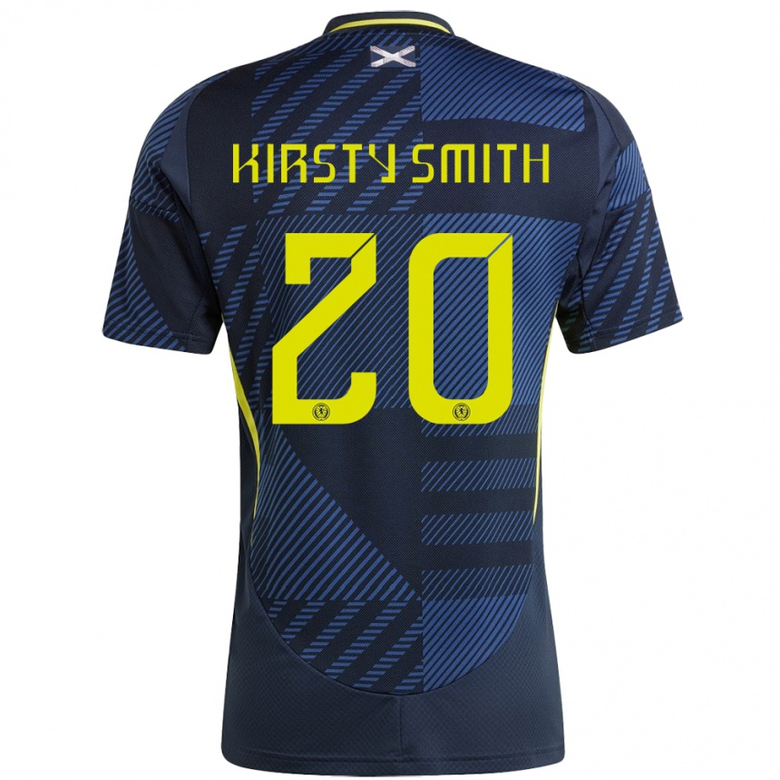 Kids Football Scotland Kirsty Smith #20 Dark Blue Home Jersey 24-26 T-Shirt Australia