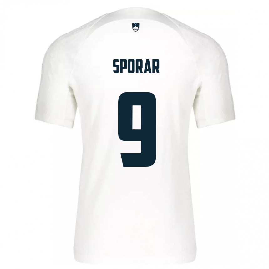 Kids Football Slovenia Andraz Sporar #9 White Home Jersey 24-26 T-Shirt Australia