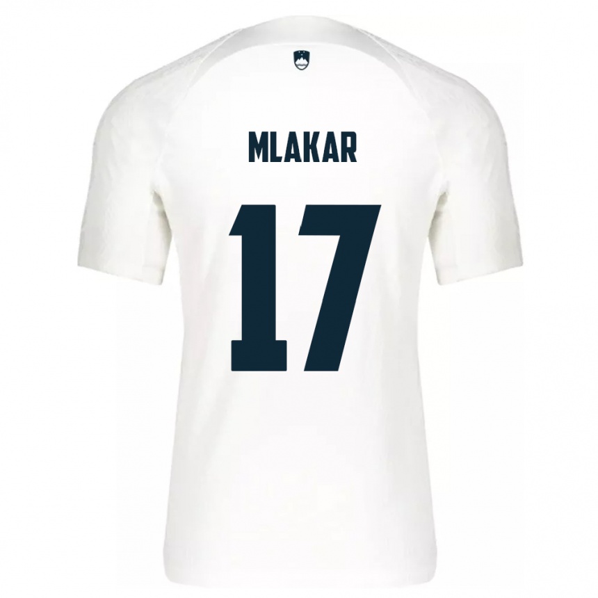 Kids Football Slovenia Jan Mlakar #17 White Home Jersey 24-26 T-Shirt Australia