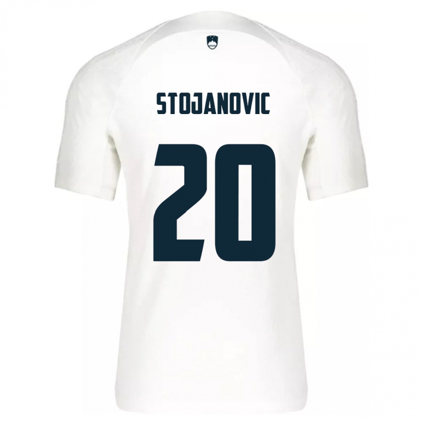 Kids Football Slovenia Petar Stojanović #20 White Home Jersey 24-26 T-Shirt Australia