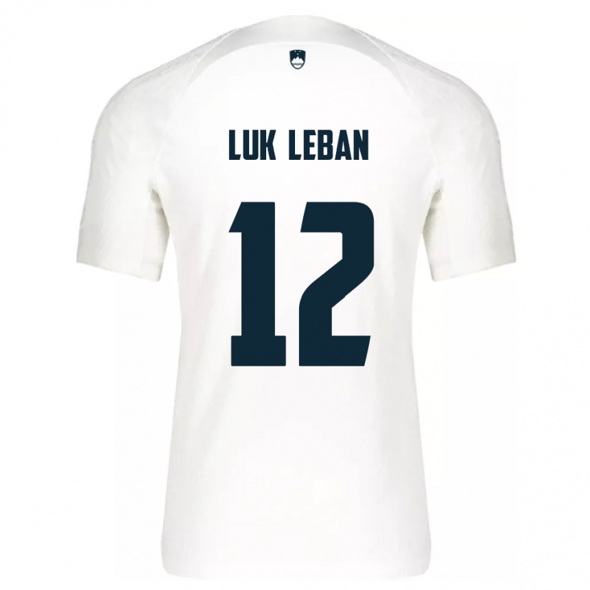 Kids Football Slovenia Zan Luk Leban #12 White Home Jersey 24-26 T-Shirt Australia