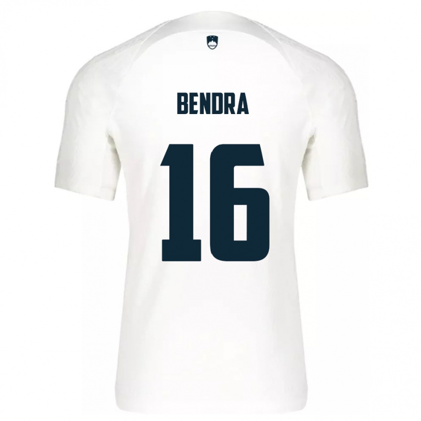 Kids Football Slovenia Kristjan Bendra #16 White Home Jersey 24-26 T-Shirt Australia