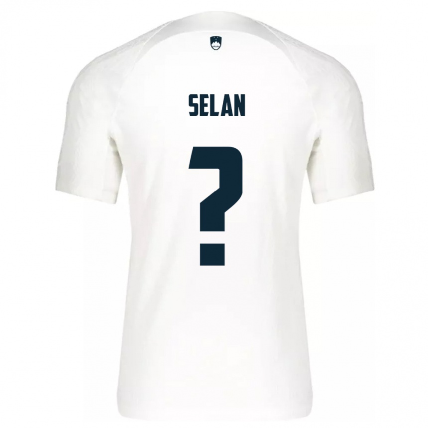 Kids Football Slovenia Beno Selan #0 White Home Jersey 24-26 T-Shirt Australia