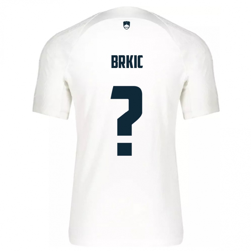 Kids Football Slovenia Timotej Brkic #0 White Home Jersey 24-26 T-Shirt Australia