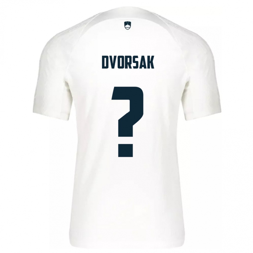 Kids Football Slovenia Matej Dvorsak #0 White Home Jersey 24-26 T-Shirt Australia