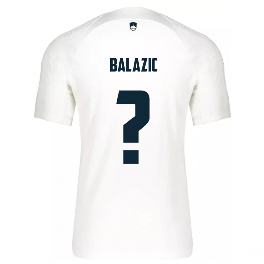 Kids Football Slovenia Jan Balazic #0 White Home Jersey 24-26 T-Shirt Australia