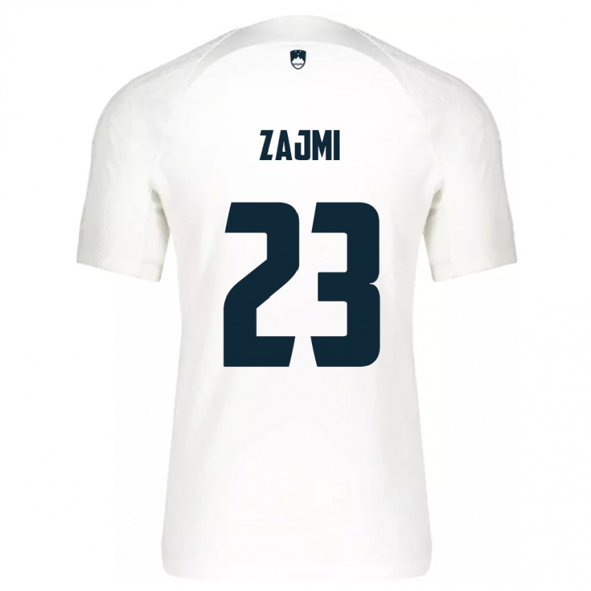 Kids Football Slovenia Luana Zajmi #23 White Home Jersey 24-26 T-Shirt Australia