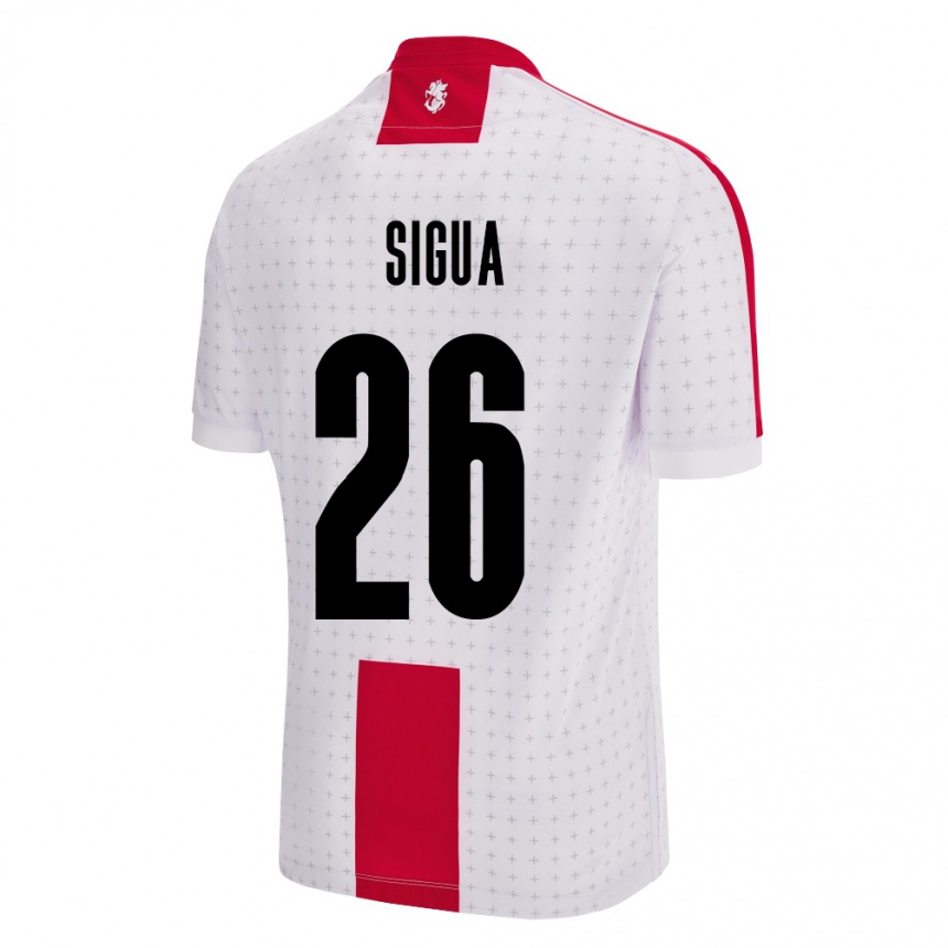 Kids Football Georgia Gabriel Sigua #26 White Home Jersey 24-26 T-Shirt Australia